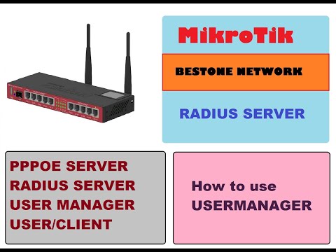 Mikrotik Radius server and User manager setup
