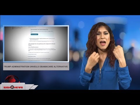 Trump administration unveils Obamacare alternative (ASL - 2.20.18)