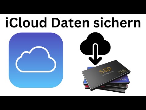 iCloud Daten und Fotos auf Festplatte sichern