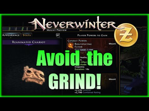 AVOIDING Masquerade of Liars Grind? How to Get NEW Reanimated Chariot Neverwinter Mount Cheap & Easy