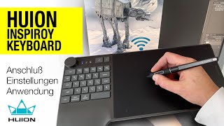 Huion Inspiroy Keydial KD 200 im Test / Wireless Grafik Tablet Review