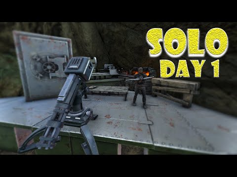 SOLO Claiming Our Hidden Gen 2 Rathole Day 1 | Ark PvP