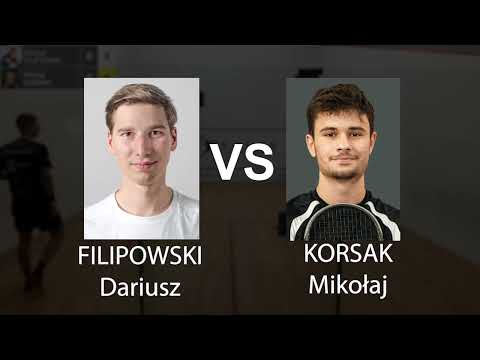 Dariusz Filipowski vs Mikołaj Korsak - Korsarz Enjoy Squash Open 2023 PSA Satellite