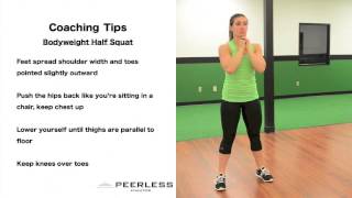 258. Bodyweight Half Squat