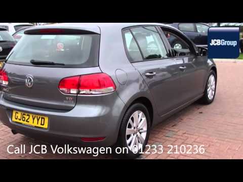 GJ62YYD Volkswagen Golf 1.6 TDI BlueMotion Match (105 PS) 5-Dr 1.6l JCB VW ASHFORD