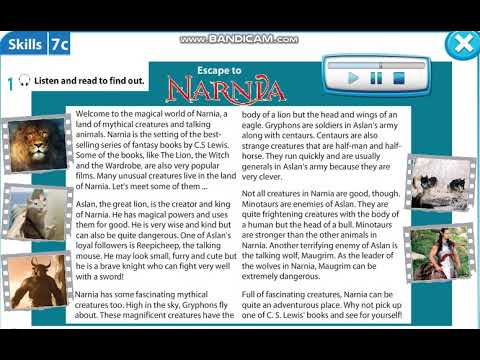 Excel 5 Module 7 p90 ex1 Escape to Narnia text ver