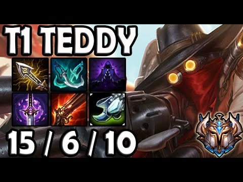 T1 Teddy Jhin ADC vs Ashe [ Full Build ] Challenger Korea ✔️10.15✔️