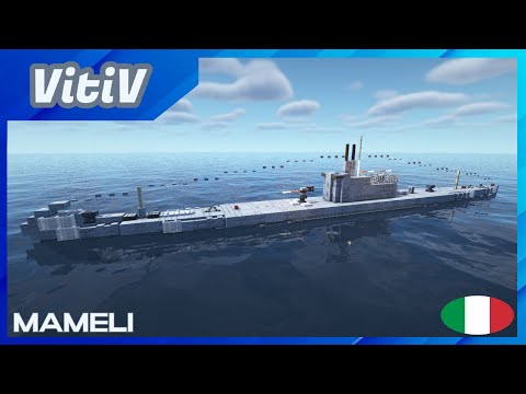 Craft a Mameli-class Submarine in Minecraft!