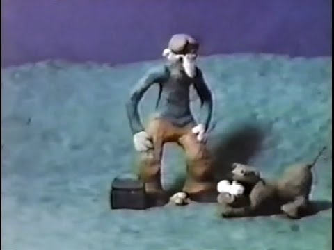 Canadian Sesame Street - Claymation Dog Fetches a Ball