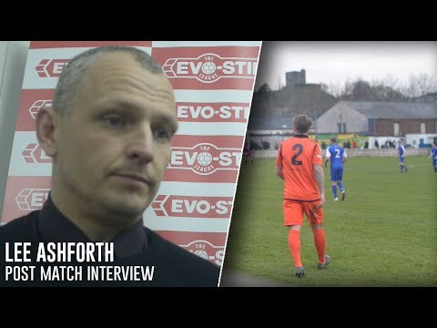 Lee Ashforth - Post Match INTERVIEW - Clitheroe FC 0-5 Runcorn Linnets