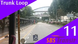 Singapore SBS Transit Trunk Bus Service 11 Route Visual