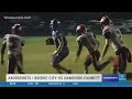 Hamshire Fannett High School Takes The Win From Bridge City 56 21