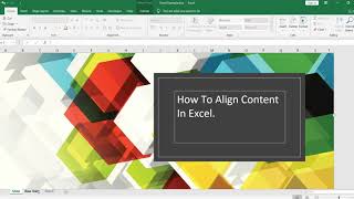 How To Align Content In Excel | How To move text or number to left, right & center in an Excel cell