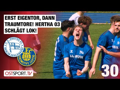 Erst Eigentor, dann Traumtore! Hertha 03 schlägt Lok!: Hertha 03 - Lok Leipzig | RL Nordost