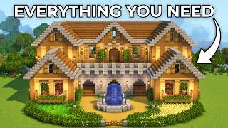 Minecraft: How to Build a Survival Mansion | Tutorial🏠