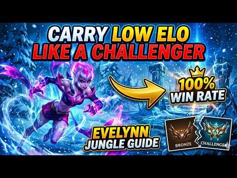 How to 1V9 Every Game on Evelynn Jungle (Challenger Smurf Guide)