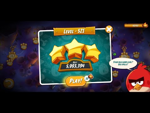 Angry Birds 2 | Rescuer | Level 521 | Hitting Fun | Angry Bird 2 Show