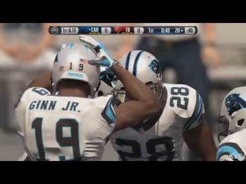 Madden NFL 16 - Carolina Panthers vs Tampa Bay Buccaneers Gameplay (XboxONE HD) [1080p]