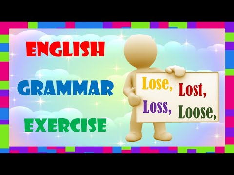 Learning Game  - Confusing Words (Lose, Lost, Loss, Loose)