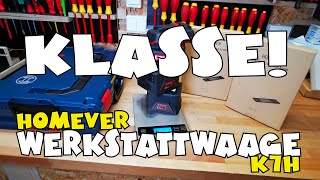Homever digitale Edelstahl-Werkstattwaage K7H Waage
