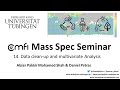 CMFI Mass Spec Seminar 14 Feature Table Data Clean Up And Multivariate Analysis