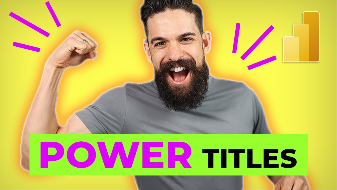 Power BI Add POWER to your Titles in  I The ONE TRICK you need to know