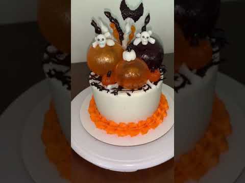 Halloween Isomalt Cake Topper
