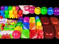 ASMR JELLY BALL CRYSTAL BEAR CANDY DESSERT 젤리볼 베어 캔디 젤리 큐브 먹방 MUKBANG EATI