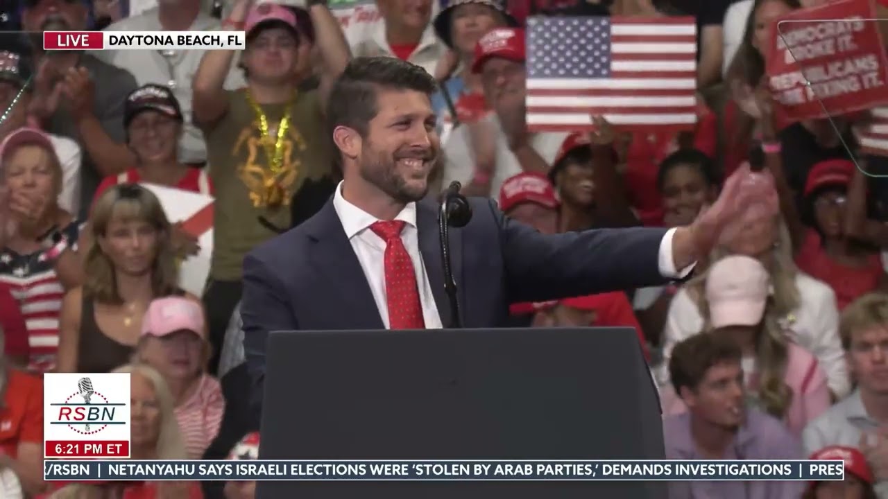 AG James Uthmeier Fires Up the Daytona Beach Crowd Ahead of President Trump - 10/30/26