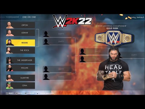 WWE 2K22 LIVE Stream - WWE 2K22 First Tournament