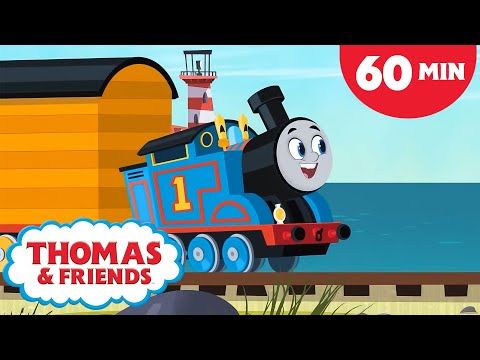 Thomas Races Down the Track! | Thomas & Friends: All Engines Go! | 60+ Minutes - Kids TV Series, Kingdom Kids Zone - Thomas & Friends