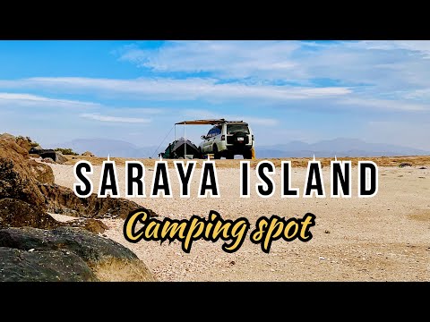 The Hidden Paradise | Saraya island | Ras al Khaimah #beach #pajero #camping #beach #island #travel