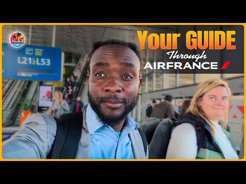 Fly With Me From Paris, FRANCE to Douala, Cameroon on Airfrance A330 | Travel With Dr Awah.