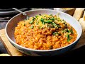 Creamy Tomato Risotto With Crispy Garlic Crumbs