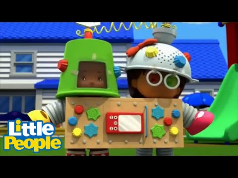 Fisher Price Little People | Robot Rumble! | New Episodes | Kids Movie - Kids TV Series, Kingdom Kids Zone - Little People - Fisher Price