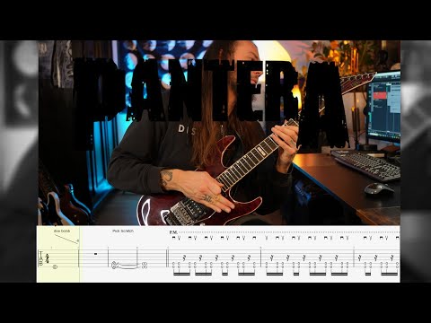 Primal Concrete Sledge - Pantera - Guitar Cover Lesson w/TAB (Playthrough)