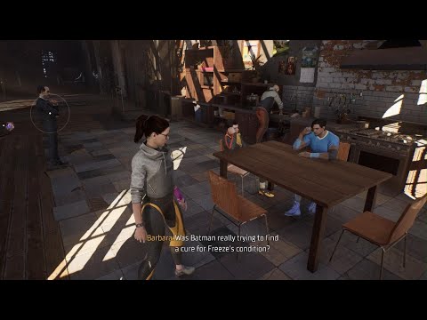 Batman helping Mr. Freeze - Gotham Knights