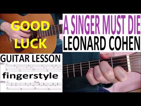 A Singer Must Die - Leonard Cohen