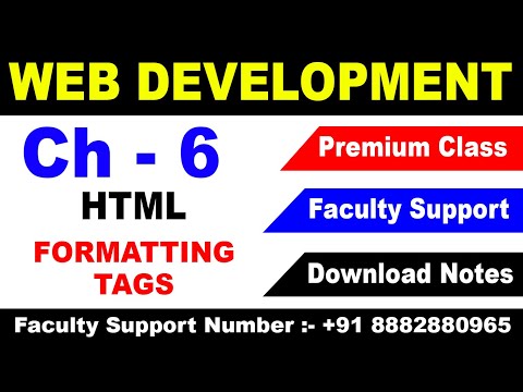 HTML Formatting Tags