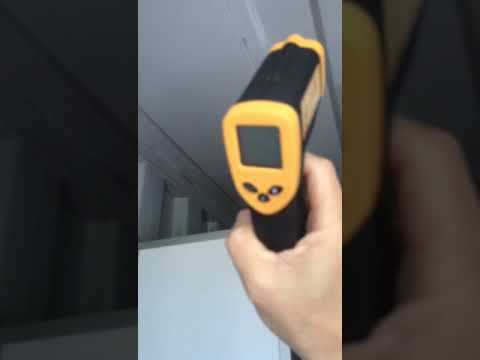 Temperature inside Container reduced with Thermal Plaster