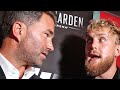 EDDIE HEARN RIPS JAKE PAUL TO HIS FACE! TELLS HIM HE HASNT FOUGHT REAL BOXERS & CRUSHES TITLE DREAMS