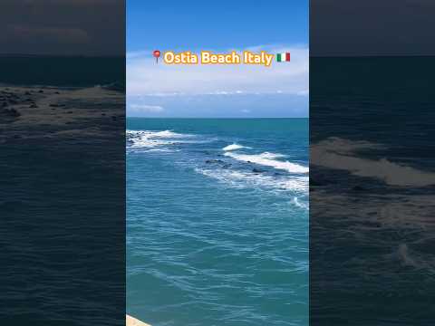 Ostia beach Italy 🇮🇹 #ostia #rome #italy #europe #shorts