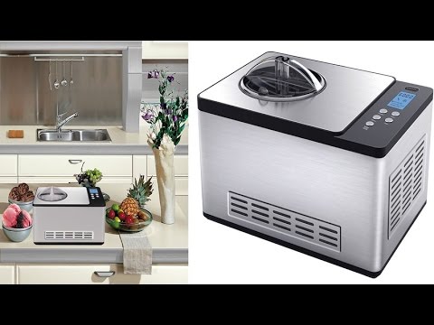 Whynter ICM 200LS Stainless Steel Ice Cream Maker Self Contained Frozen Dessert Maker