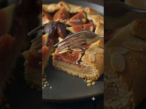 Video recept: Posni galet sa smokvama, bademom i limunom 🥧💜