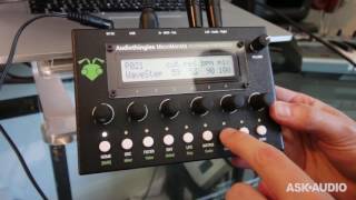 Video thumbnail for Audiothingies MicroMonsta synth review by Ask.Audio