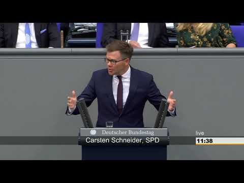 Bundestag * Haushaltsdebatte * Carsten Schneider SPD * 12.09.2018