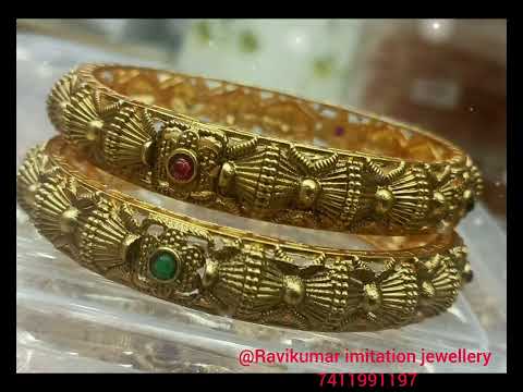 #Antique bangles @Ravikumar imitation jewellery