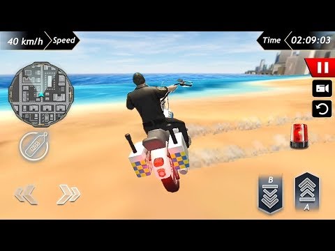 Offroad Police Bike Fastest Beach Street Racer Game || Bike Games || Bike Racing Games 3D Gameplay Video