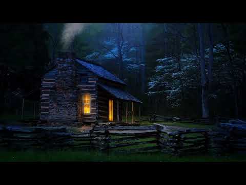 Sunete de noapte - greieri, licurici și o bufnita. Sunete pentru somn si relaxare