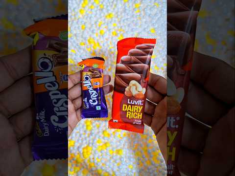 Crispello dairy milk chocolate and dairy rich milk chocolate #chocolate #sweet